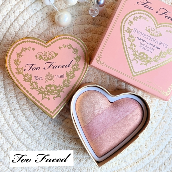 Limited Edition Too Faced Sweethearts Perfect Flush Blush Peach Beach -NIB - Picture 3 of 12